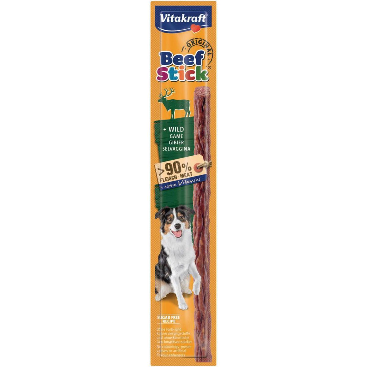 VITAKRAFT - Snack perro stick venado 12 gr