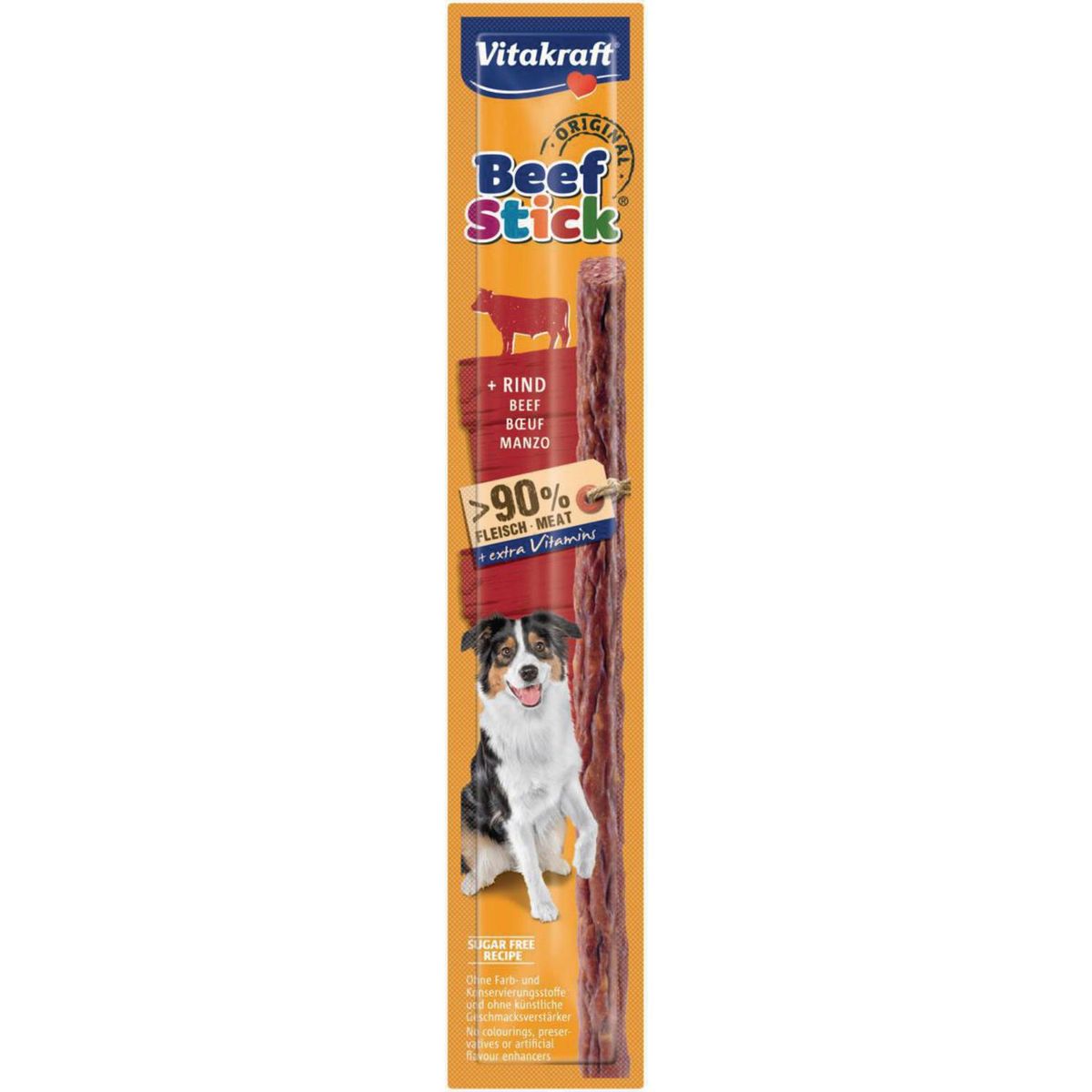 VITAKRAFT - Snack perro stick carne 12 gr