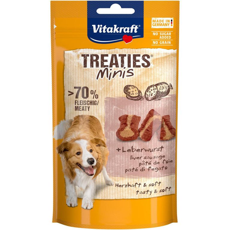 Snack perro treaties mini pate 48 gr