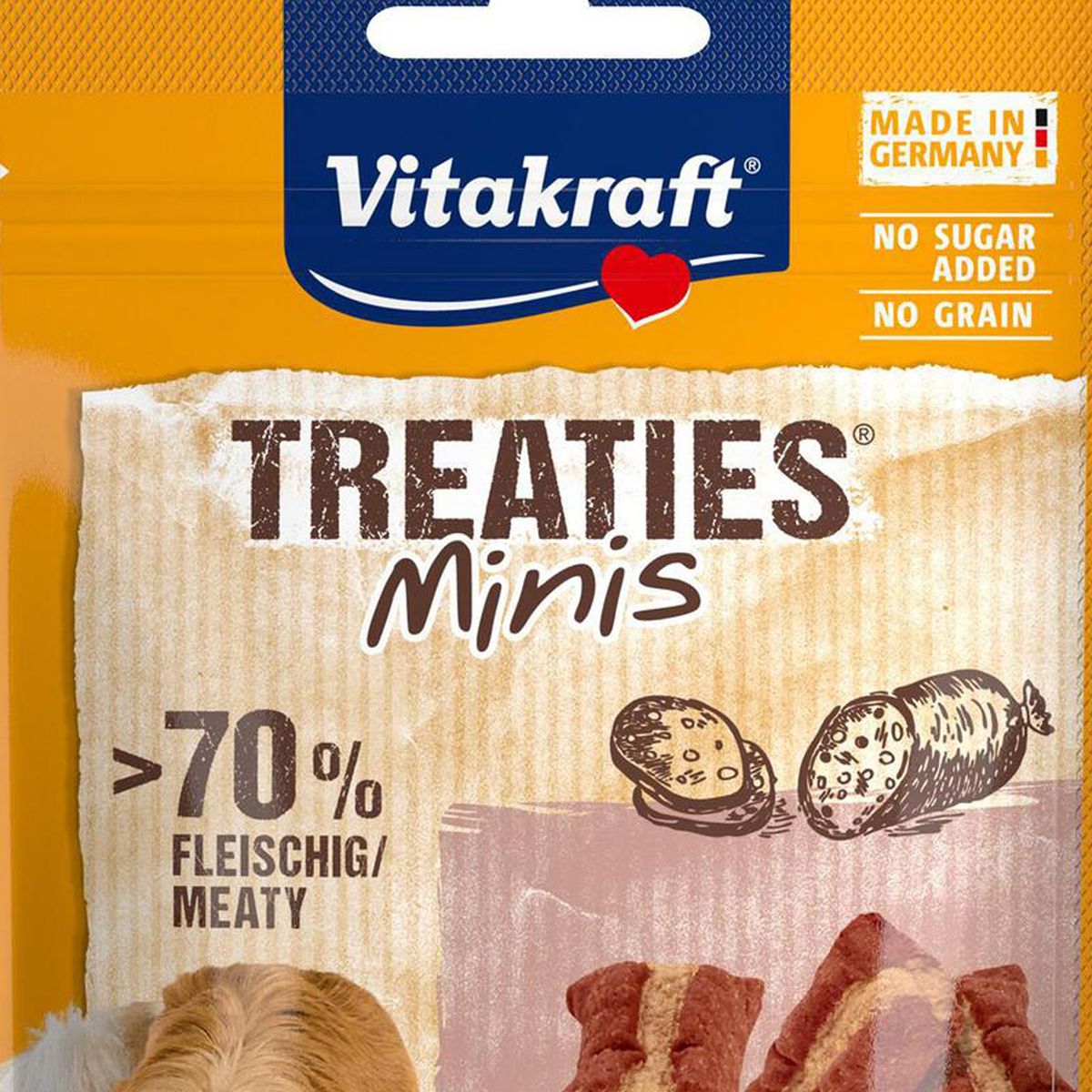 VITAKRAFT - Snack perro treaties mini pate 48 gr