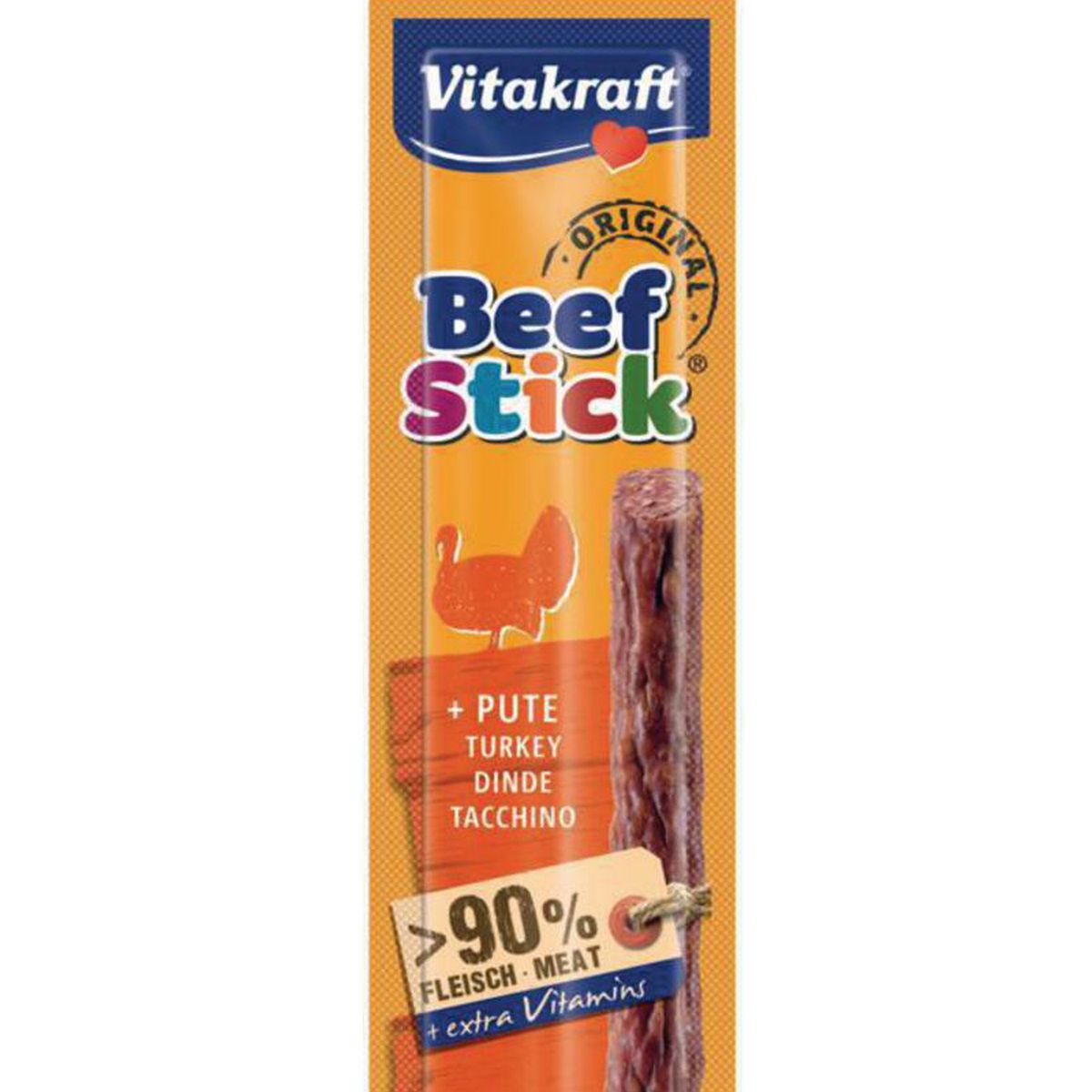 VITAKRAFT - Snack perro stick pavo 12 gr