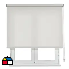 VIEWTEX - Roller screen 1% blanco/lino