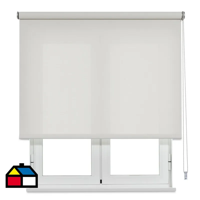 VIEWTEX - Roller screen 1% blanco/lino 90x250 cm