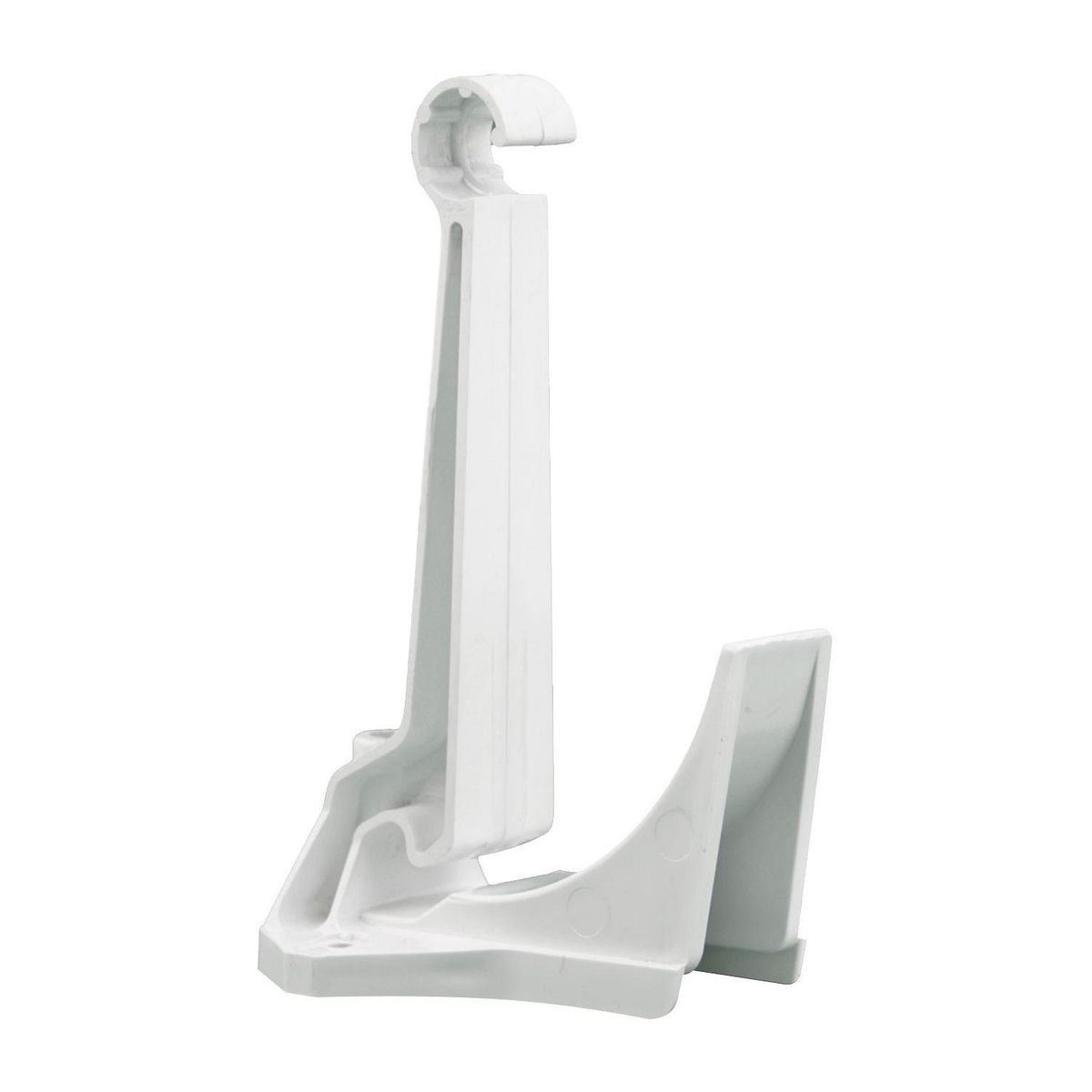 GENERICO - Gancho fijación invisible canaleta PVC blanco