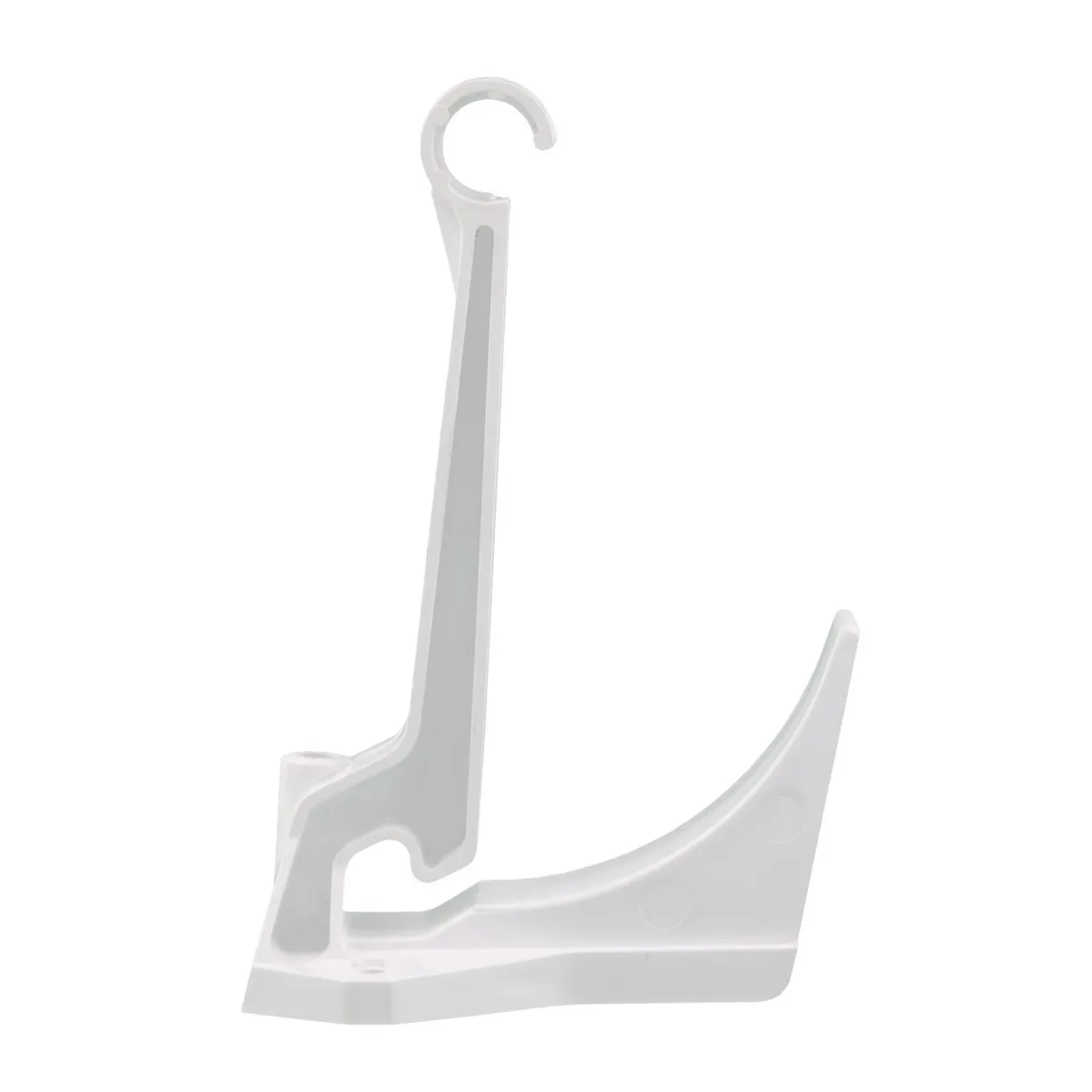 GENERICO - Gancho fijación invisible canaleta PVC blanco