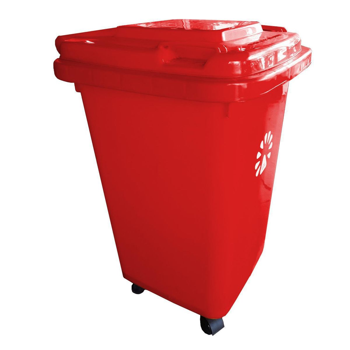 LORENZINI - Basurero 50 Litros Plástico Rojo