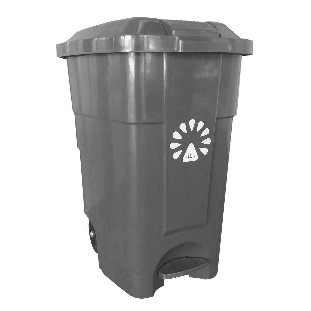 LORENZINI - Basurero 50 Litros Plástico Gris