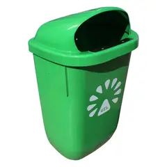 LORENZINI - Basurero 50 Litros Plástico Verde