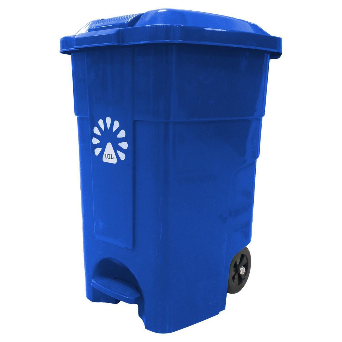 LORENZINI - Basurero con Pedal 50 Litros Plástico Azul