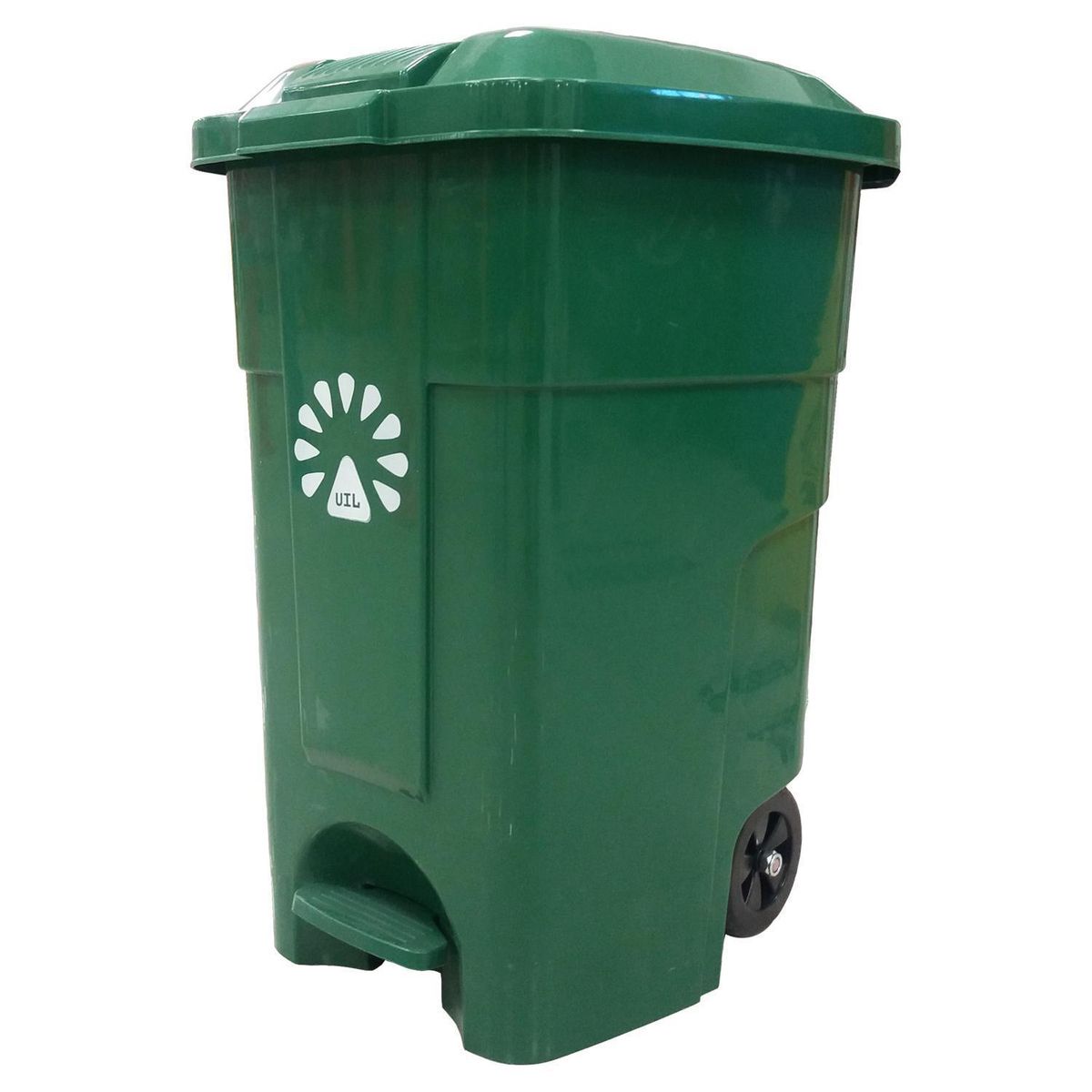 LORENZINI - Basurero con Pedal 50 Litros Plástico Verde