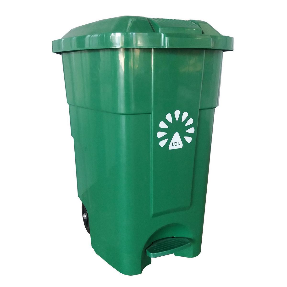 LORENZINI - Basurero con Pedal 50 Litros Plástico Verde