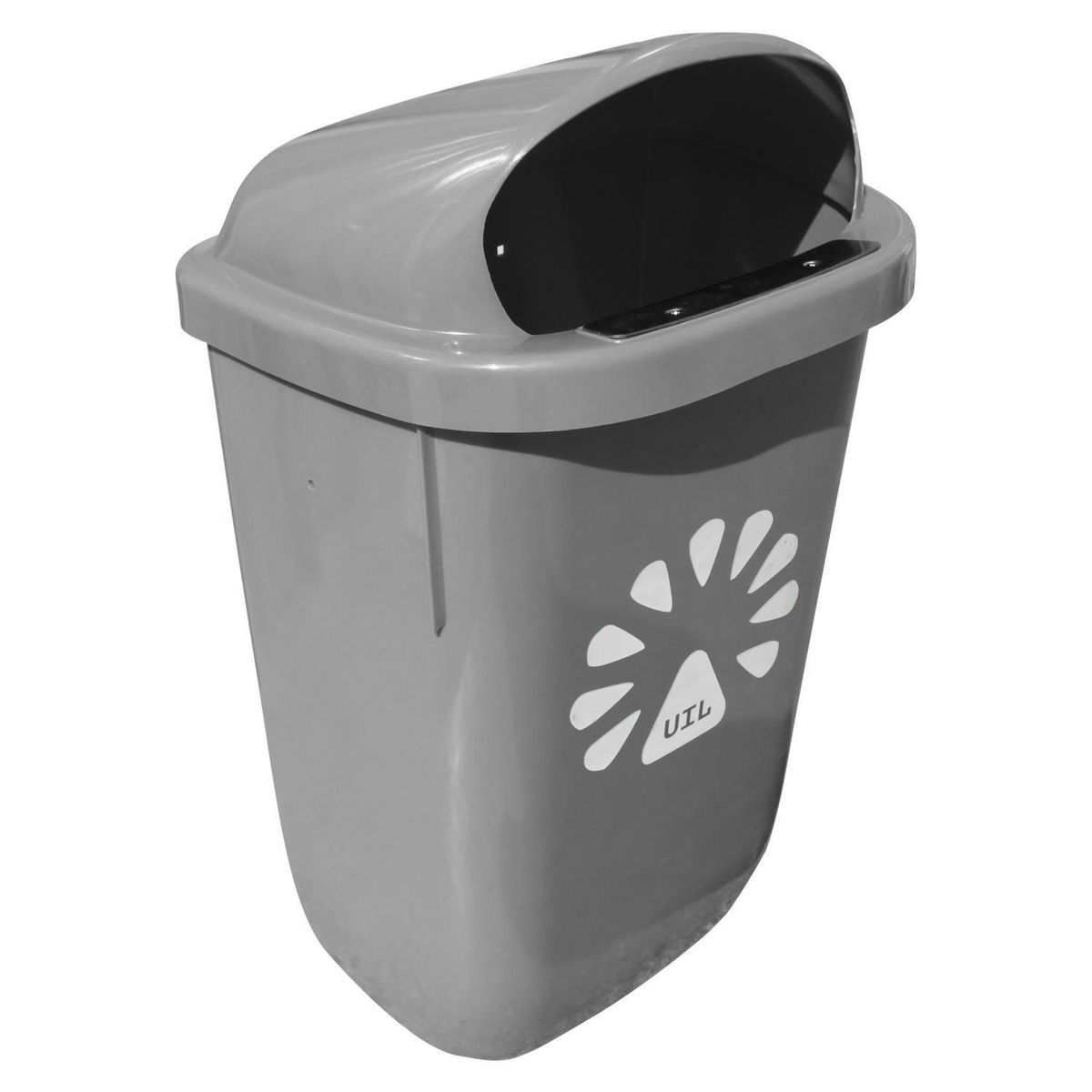 LORENZINI - Basurero 50 Litros Plástico Gris