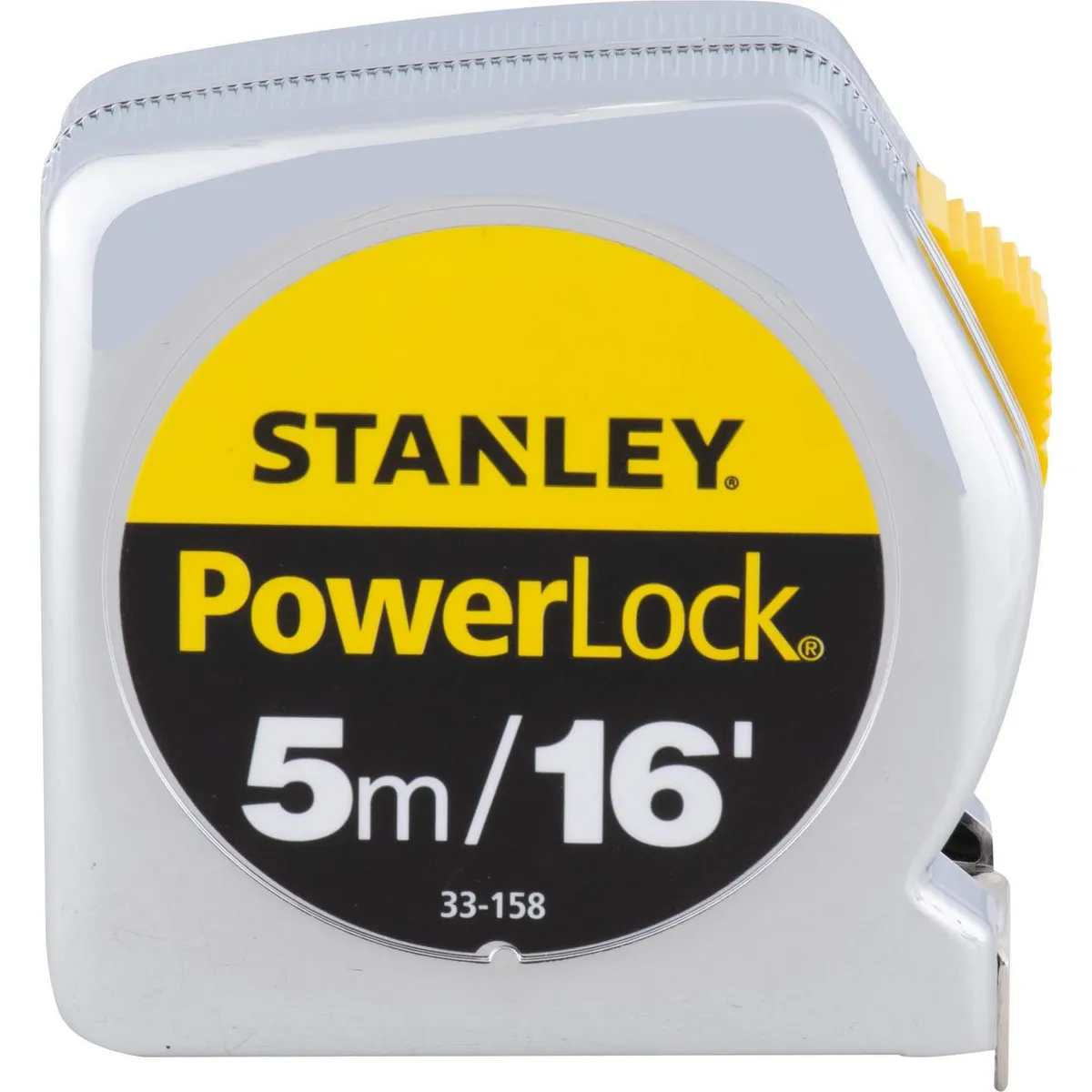 STANLEY - Huincha para medir 5 m metal amarillo