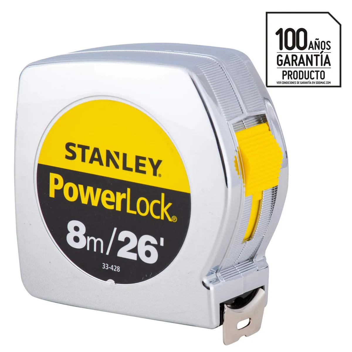 STANLEY - Huincha de medir 8 metros metal