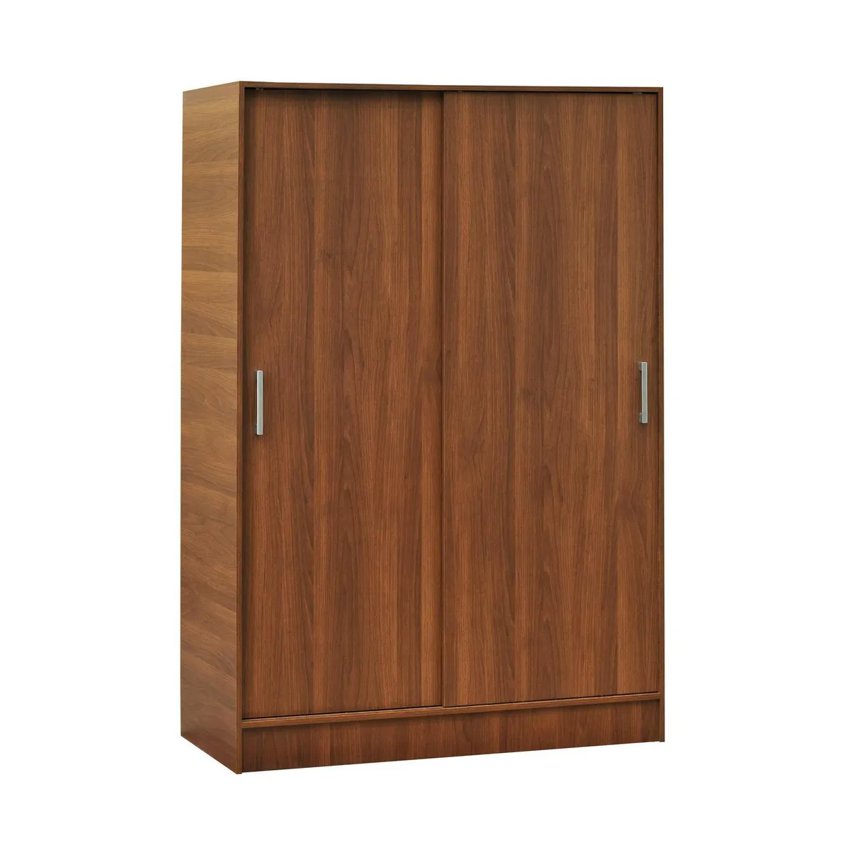 MOBIKIT - Clóset Corredera 2 Puerta(s) 5 Repisa(s) 120x180x55 cm Nogal