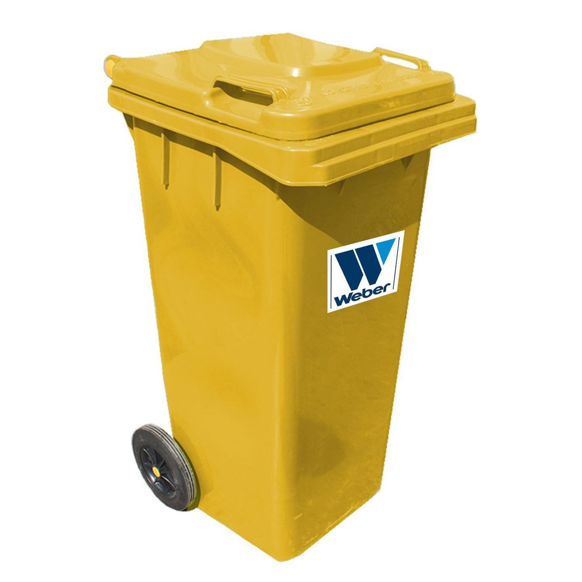 LORENZINI - Basurero 120 Litros Plástico Amarillo