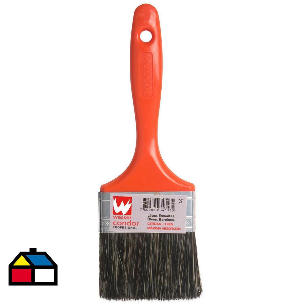 CONDOR - Brocha Profesional Condor 3" Crin Y Cerdas Sintéticas