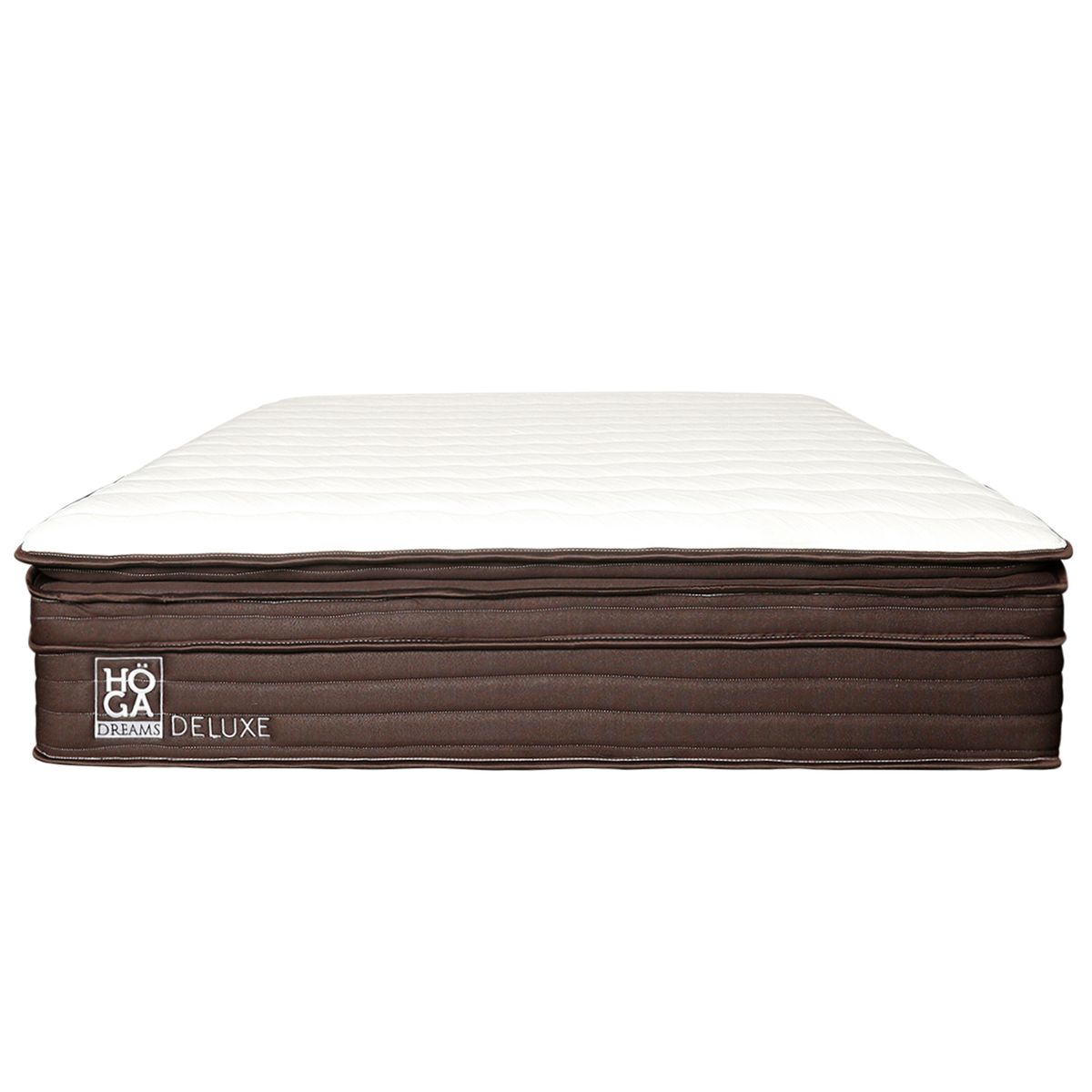 HOGADREAMS - Colchón Deluxe Resorte Pocket 2 Plazas