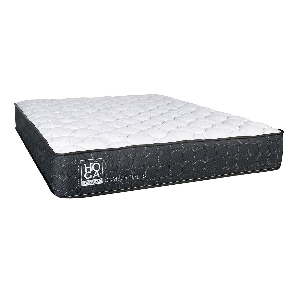 HOGADREAMS - Colchón Comfort Plus Resorte Pocket 2 Plazas