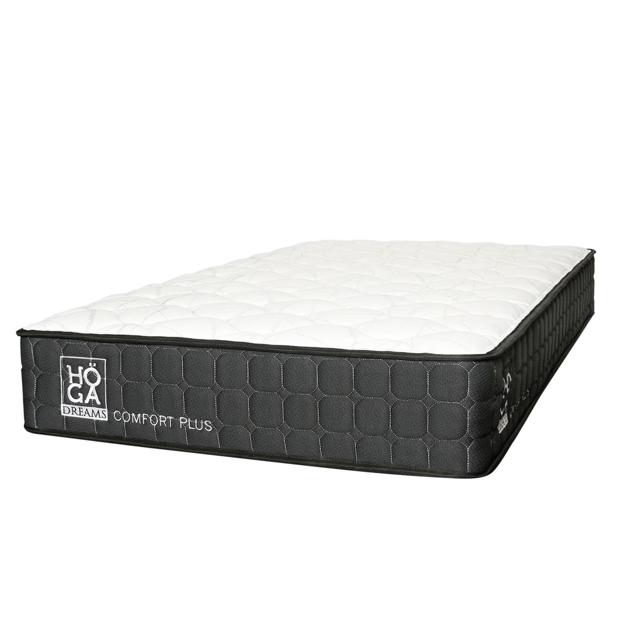HOGADREAMS - Colchón Comfort Plus Resorte Pocket 1.5 Plaza