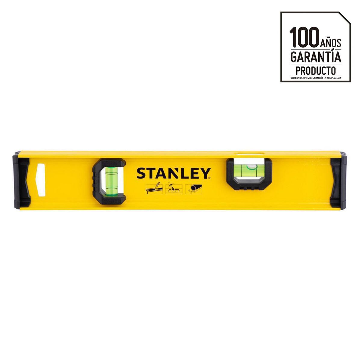 STANLEY - Nivel de aluminio 18'' gris