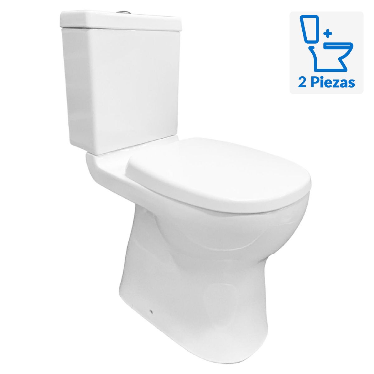 BRIGGS - Juego Two piece a Piso 20,5 cm 6 Litros Bristol Blanca