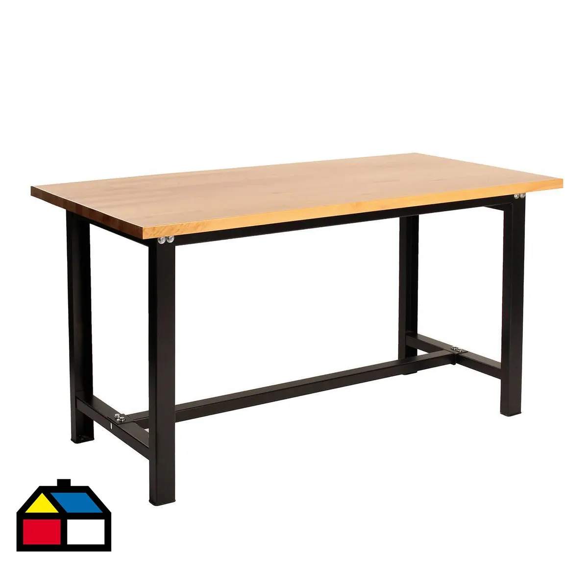 AUTORODEC - Mesón de trabajo 150x75x78 cm madera block