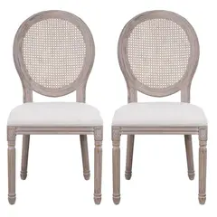 JUST HOME COLLECTION - Set 2 Sillas Antique Vintage 99x53x51 cm