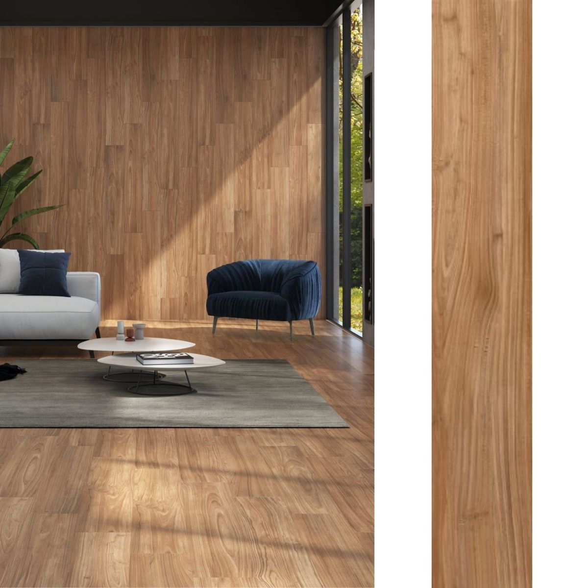 EMBRAMACO - Porcelanato 20x120 cm Colorado Roble 1.47 m2