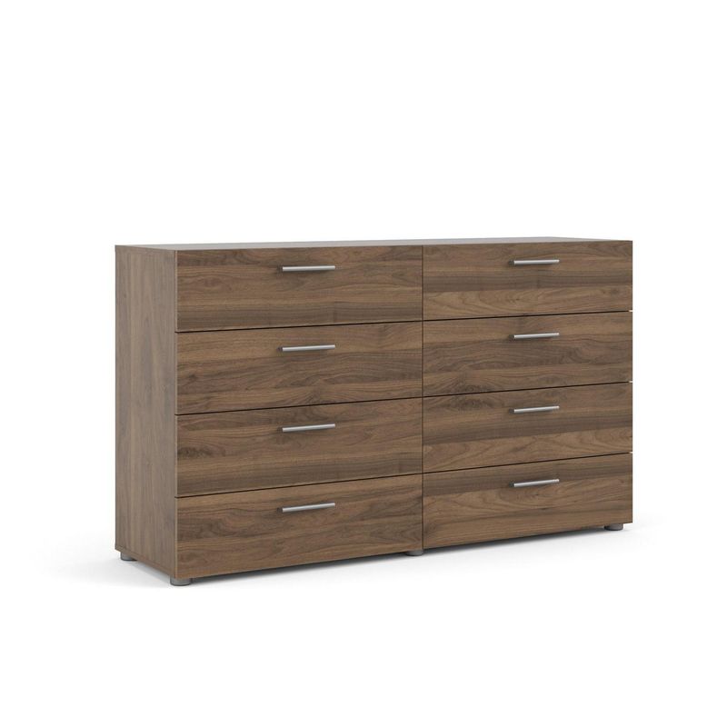 TVILUM - Cómoda 8 Cajón(es) Pepe 140x81.7x40.3 cm Walnut