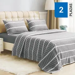 JUST HOME COLLECTION - Sábana de Polar Estampada