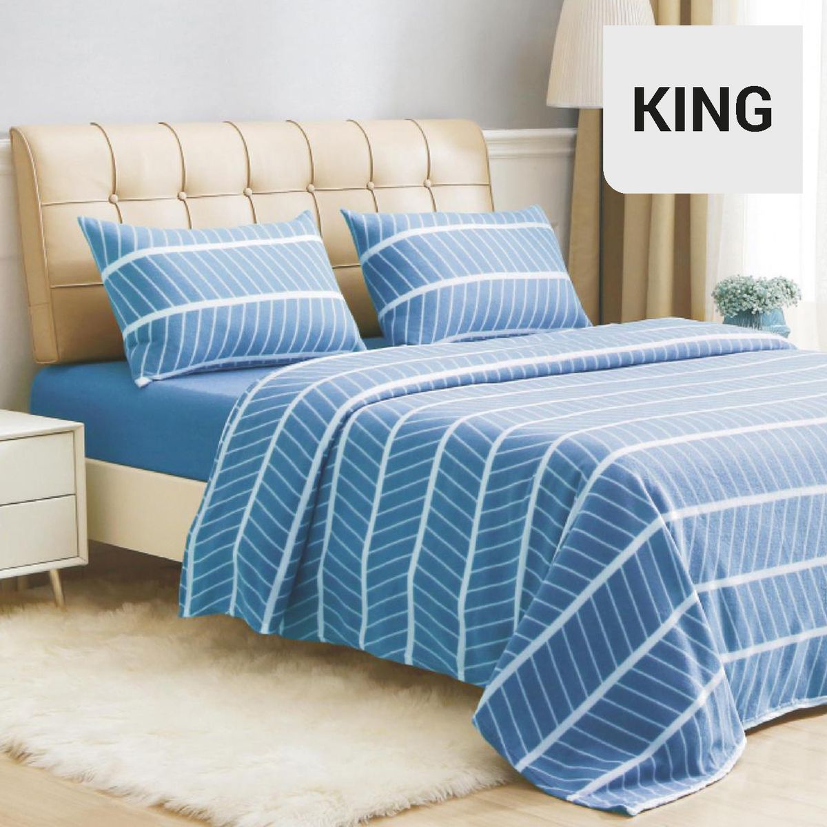 JUST HOME COLLECTION - Sábana de Polar Estampada