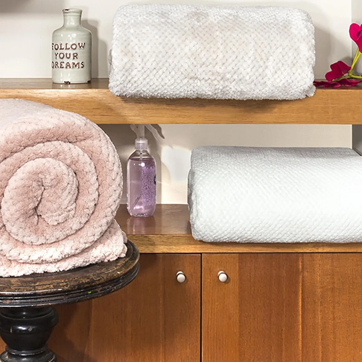 JUST HOME COLLECTION - Frazada Coral Pop 1.5 plazas Colores Surtidos