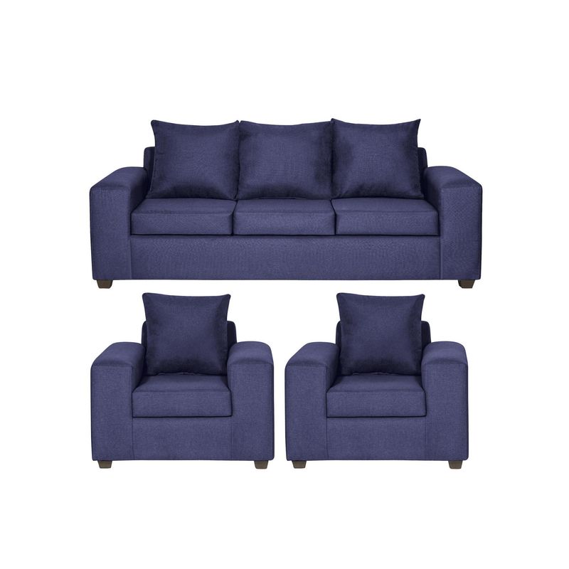INNOVAMUEBLES - Living 5 cuerpos Kahlo 225x86x80 cm Azul