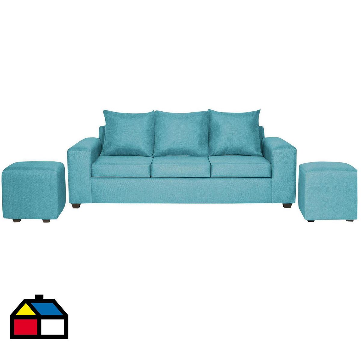 INTERMUEBLES - Living 5 cuerpos Kahlo 225x86x80 cm Calipso