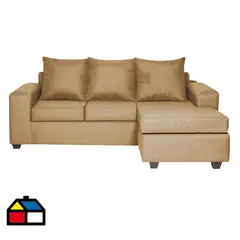 INTERMUEBLES - Sofá Modular 4 cuerpos Kahlo 225x86x142 cm Oro