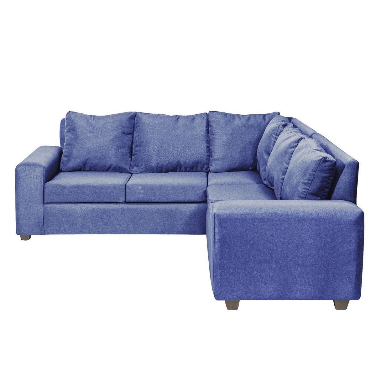 INTERMUEBLES - Sofá Seccional 5 cuerpos Kahlo 215x86x217 cm Azul