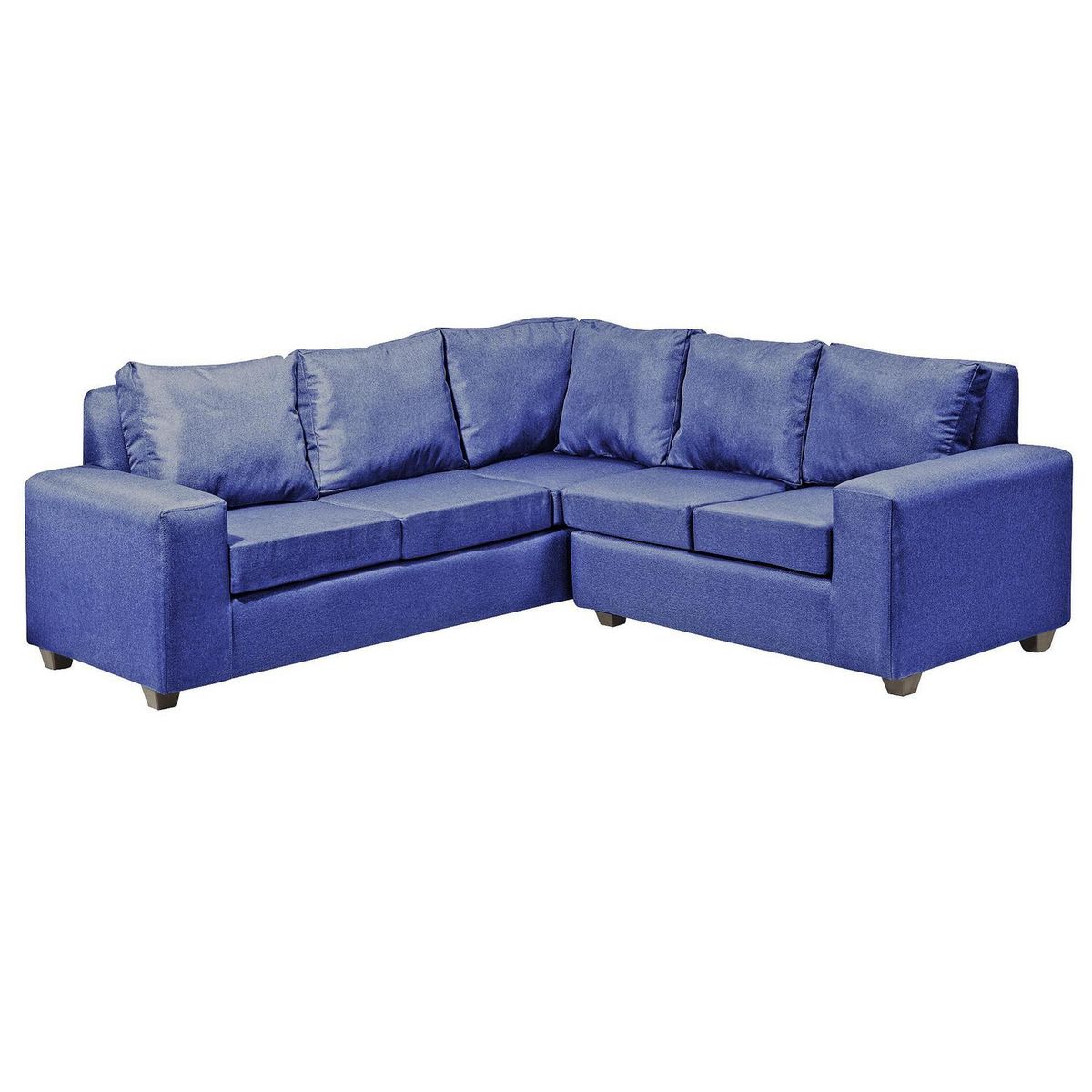 INTERMUEBLES - Sofá Seccional 5 cuerpos Kahlo 215x86x217 cm Azul