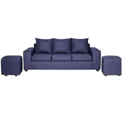 INNOVAMUEBLES - Living 5 cuerpos Kahlo 225x86x80 cm Azul