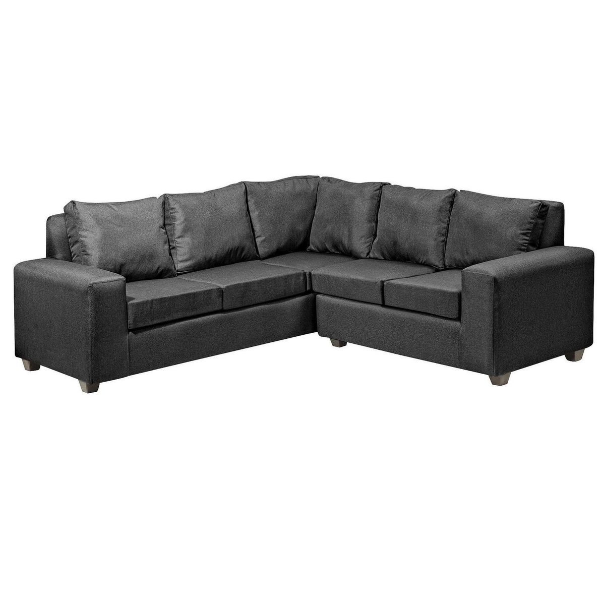 INTERMUEBLES - Sofá Seccional 5 cuerpos Kahlo 215x86x217 cm Negro