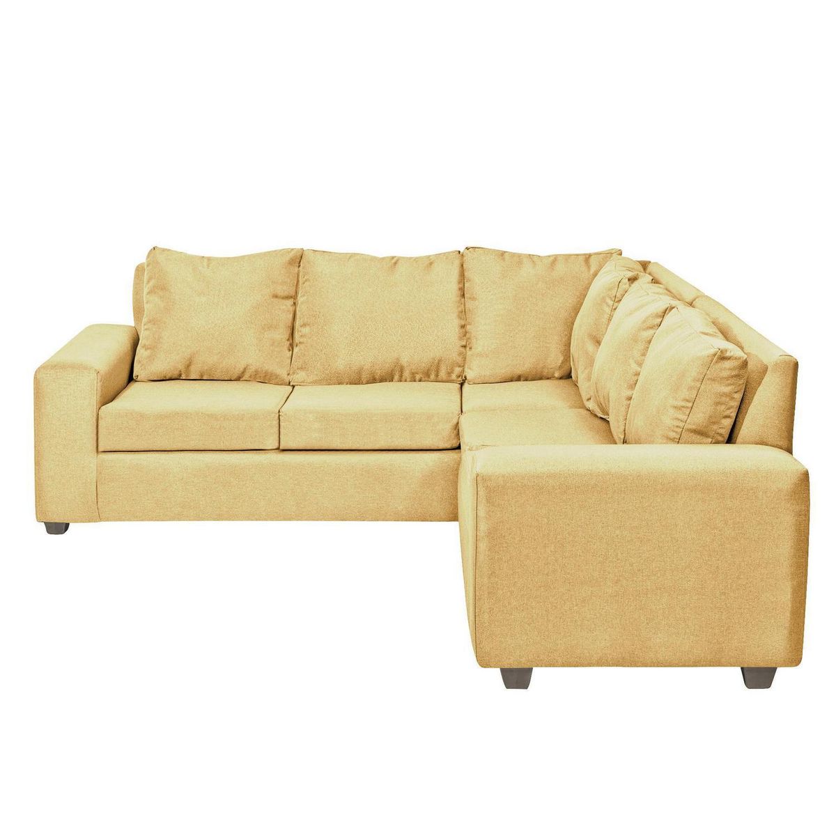 INTERMUEBLES - Sofá Seccional 5 cuerpos Kahlo 215x86x217 cm Café