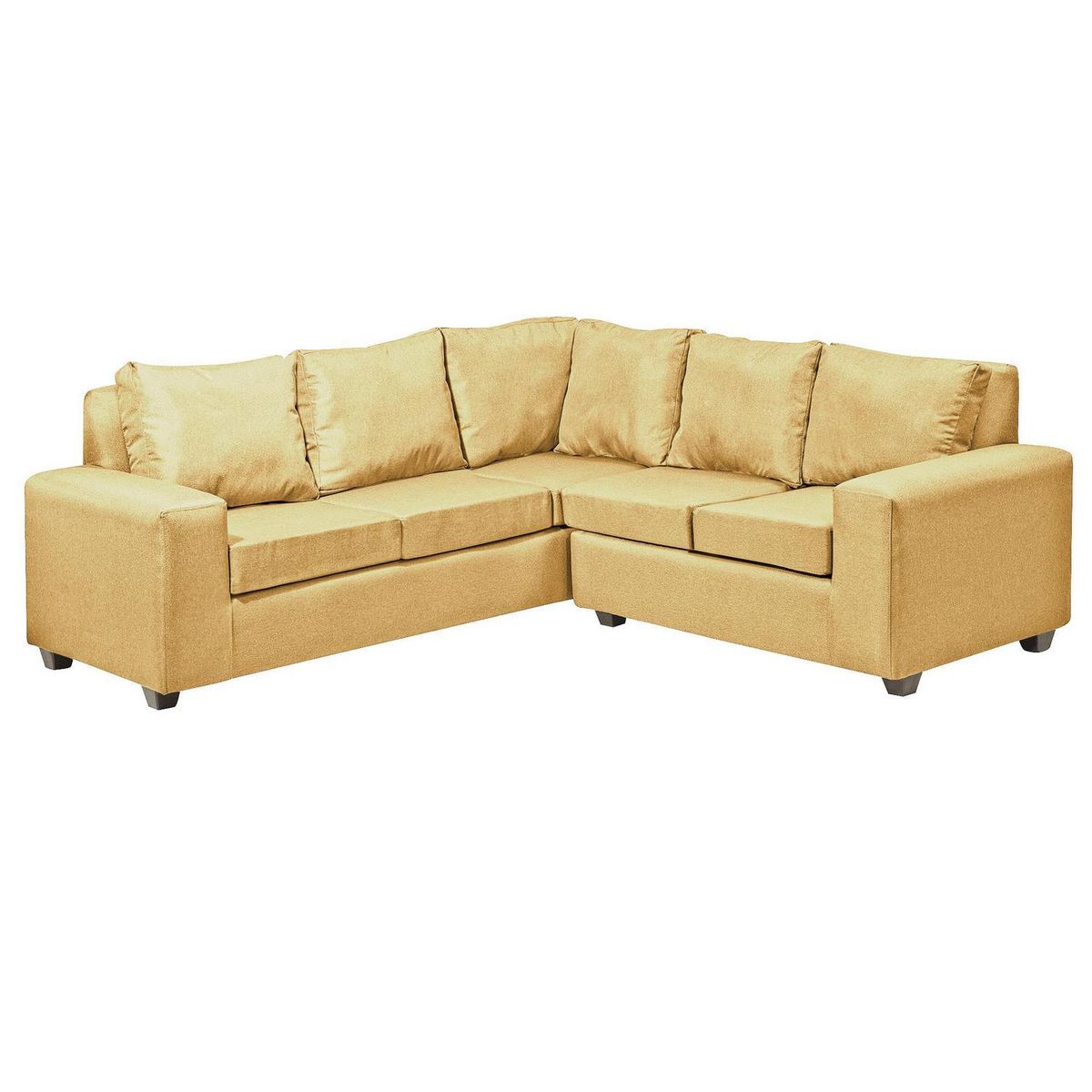 INTERMUEBLES - Sofá Seccional 5 cuerpos Kahlo 215x86x217 cm Café