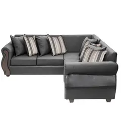 INTERMUEBLES - Sofá Seccional 5 cuerpos New Bugambilia 216x86x217 cm Gris