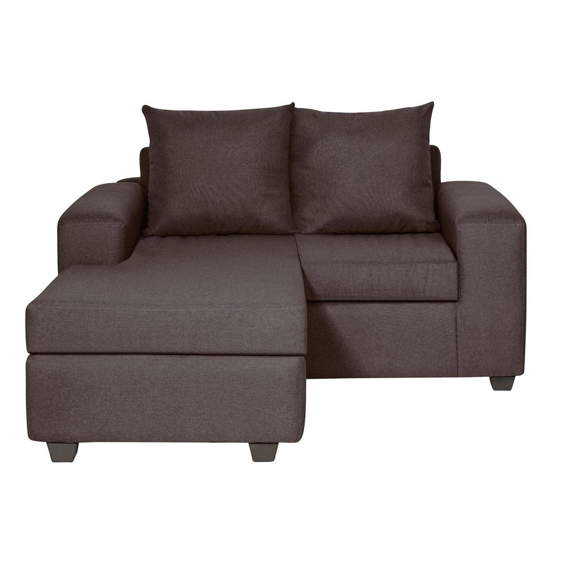 INTERMUEBLES - Sofá Modular 3 cuerpos Kahlo 167x86x142 cm Chocolate