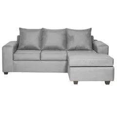 INNOVAMUEBLES - Sofá Modular 4 cuerpos Kahlo 225x86x142 cm Gris Claro