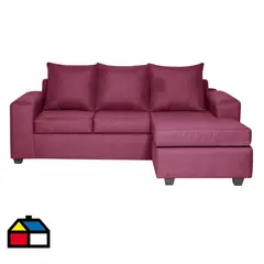 INNOVAMUEBLES - Sofá Modular 4 cuerpos Kahlo 225x86x142 cm Burdeo