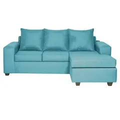 INTERMUEBLES - Sofá Modular 4 cuerpos Kahlo 225x86x142 cm Azul