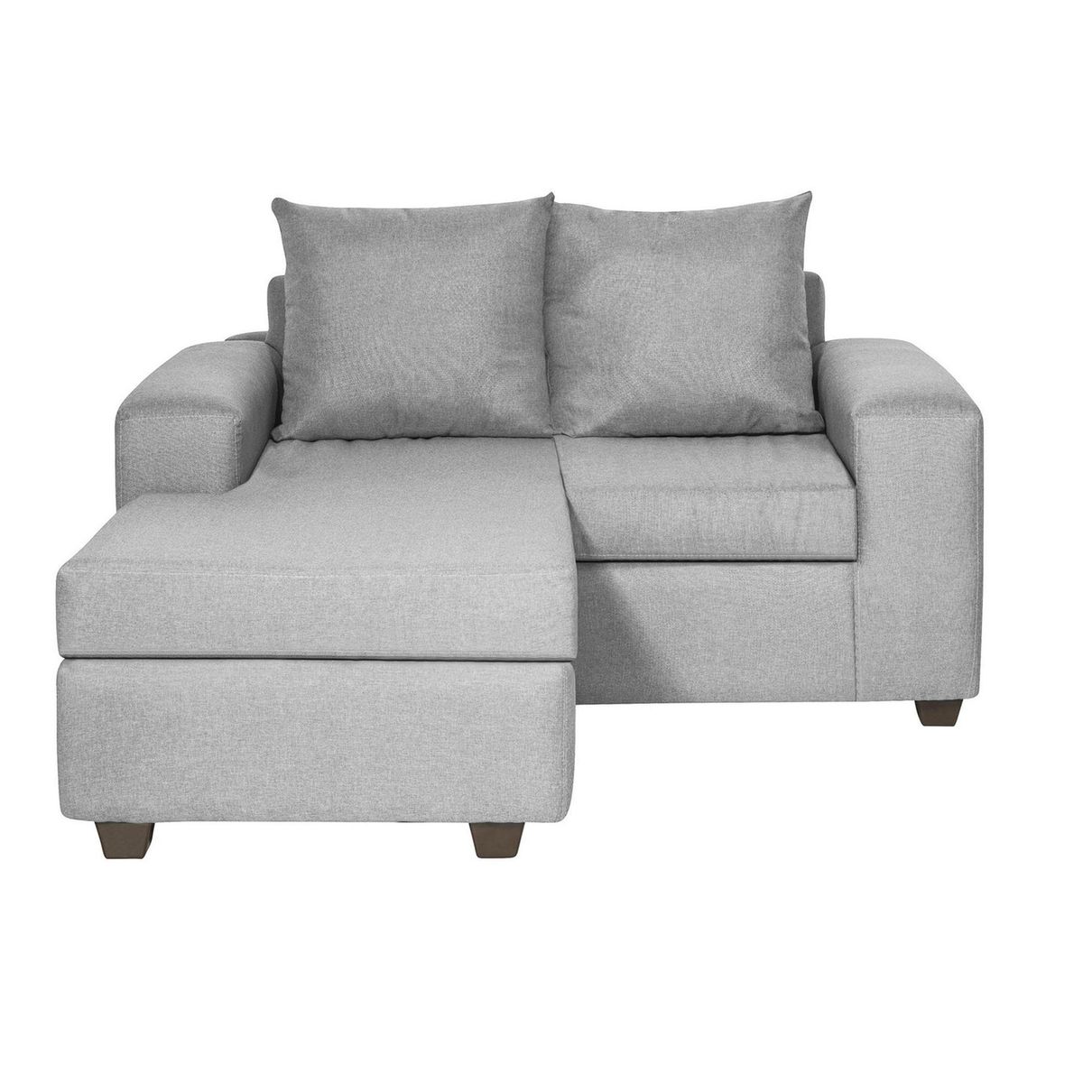 INTERMUEBLES - Sofá Modular 3 cuerpos Kahlo 167x86x142 cm Gris Claro