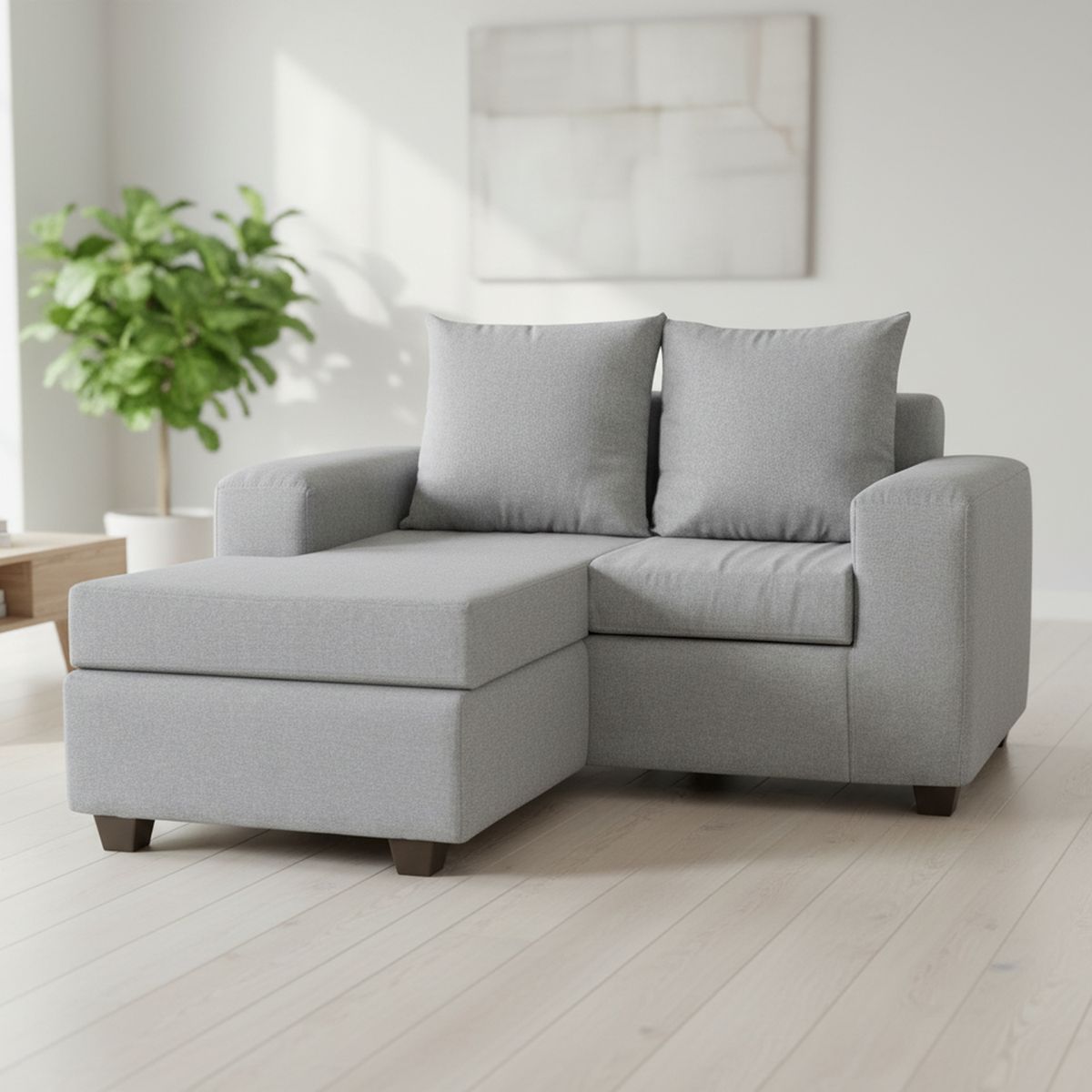 INTERMUEBLES - Sofá Modular 3 cuerpos Kahlo 167x86x142 cm Gris