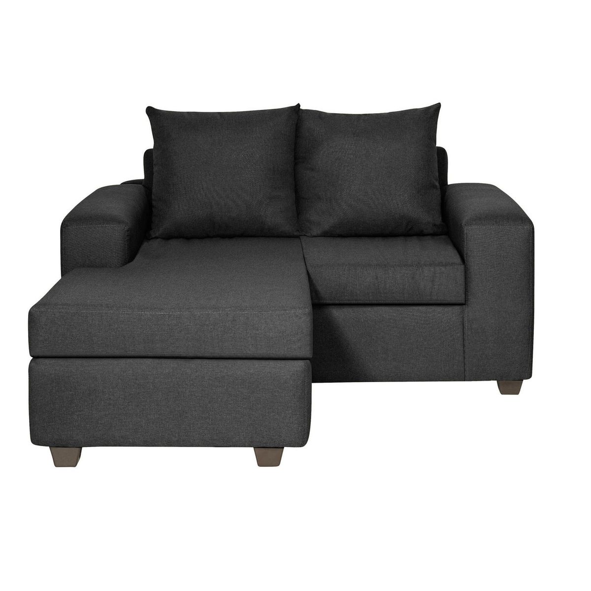 INTERMUEBLES - Sofá Modular 3 cuerpos Kahlo 167x86x142 cm Negro